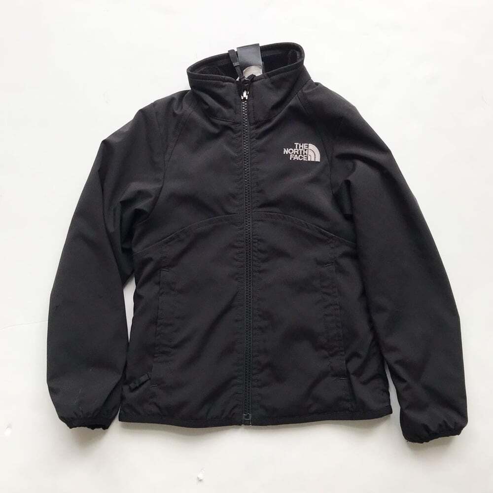The North Face black plush lined jacket play condition XXS(5T)